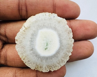 Natural Solar Quartz Fancy Shape Cabochon, Solar Quartz Cabochon For Jewelry Making,, 39X38X7 MM
