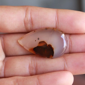 High Quality Montana Agate Pear Shape Cabochon,Montana Agate Cabochon For Jewelry Making,,35X21X5 mm,,DG-1725 image 4