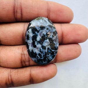 Genuine Gabbro Jasper Oval Shape Cabochon, Gabbro Jasper Cabochon For Jewelry Making,, 35X23X5 MM