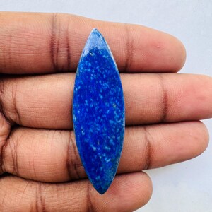 natural Lapis Lazuli Marquise Shape Cabochon, Lapis Lazuli Cabochon For Jewelry Making,, 48X15X7 MM
