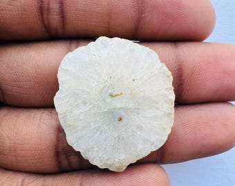 Natural Solar Quartz Fancy Shape Cabochon, Solar Quartz Cabochon For Jewelry Making,, 31X27X5 MM
