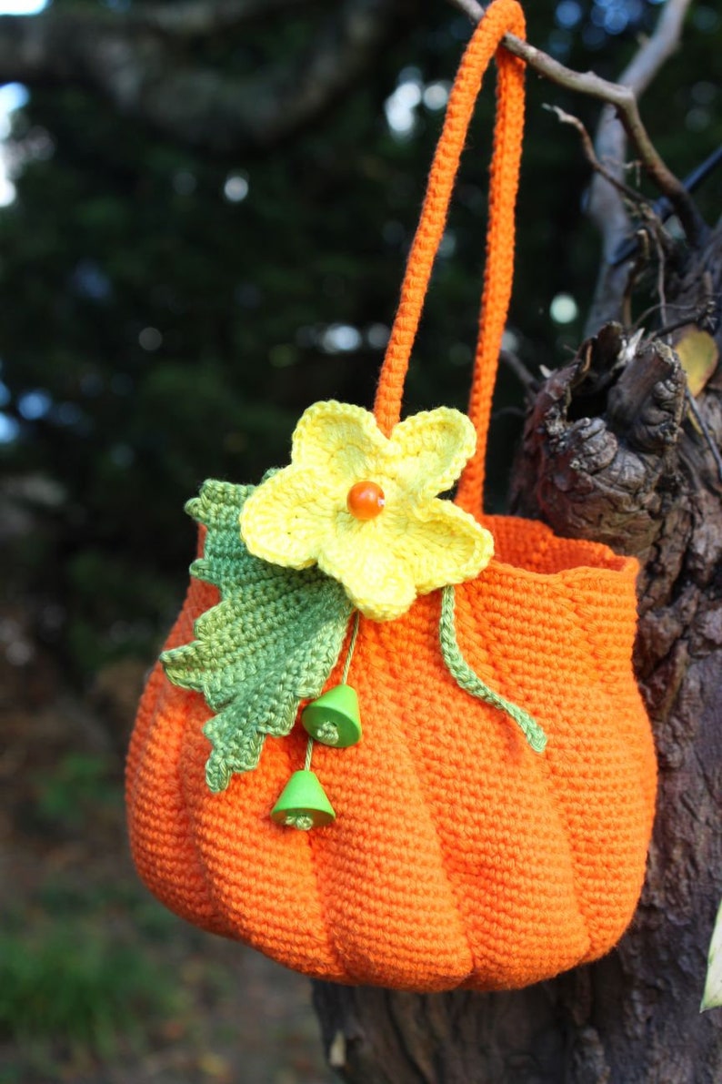 Pumpkin Purse Crochet Pattern | Etsy