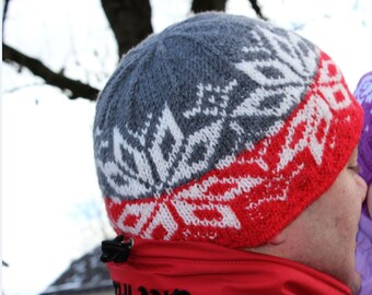 Norwegian Adult Hat Knitting Pattern
