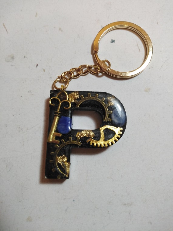  Initial Gift for Men Letter A Keychain Alphabet Gift