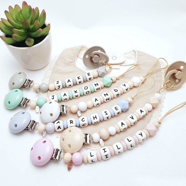 Personalised Silicone Dummy Chain| personalised dummy chains| soother holder| pacifier clip| personalised| dummy chain| dummy clip| dummy|