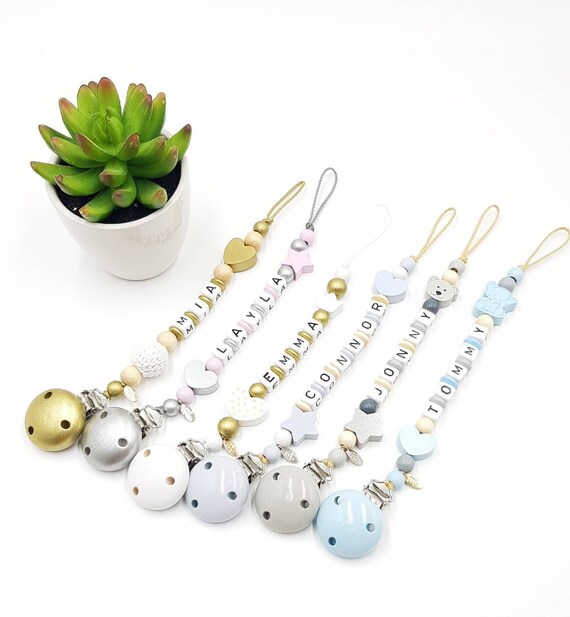 personalised soother chain
