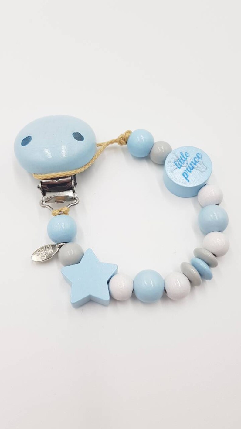 Dummy chain soother chain pacifier clip dummy baby boy Etsy