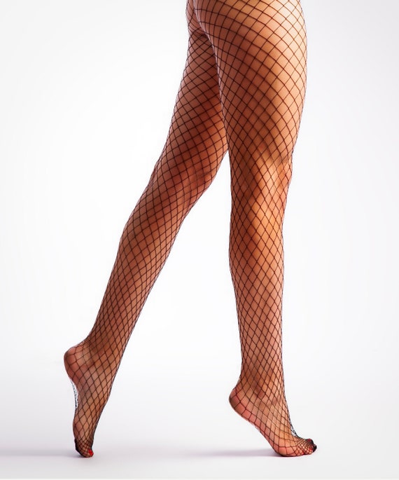 Women's Fishnet Tights High Waist Fishnet Tights Black Fishnet