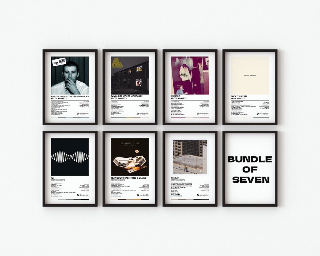 Arctic Monkeys Album Poster Bundle / Digital Download / Poster - Etsy