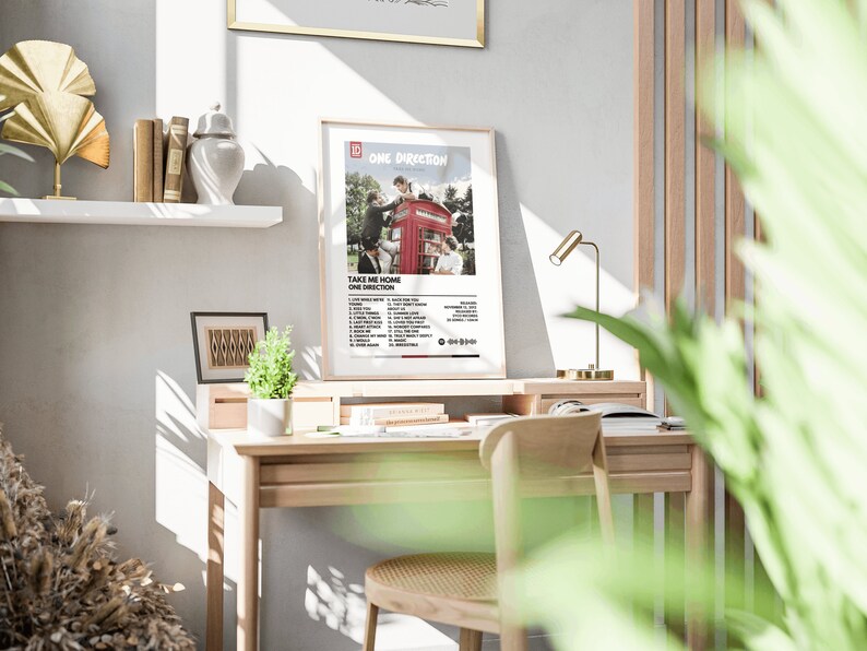One Direction Take Me Home Tracklist Poster One Direction Etsy