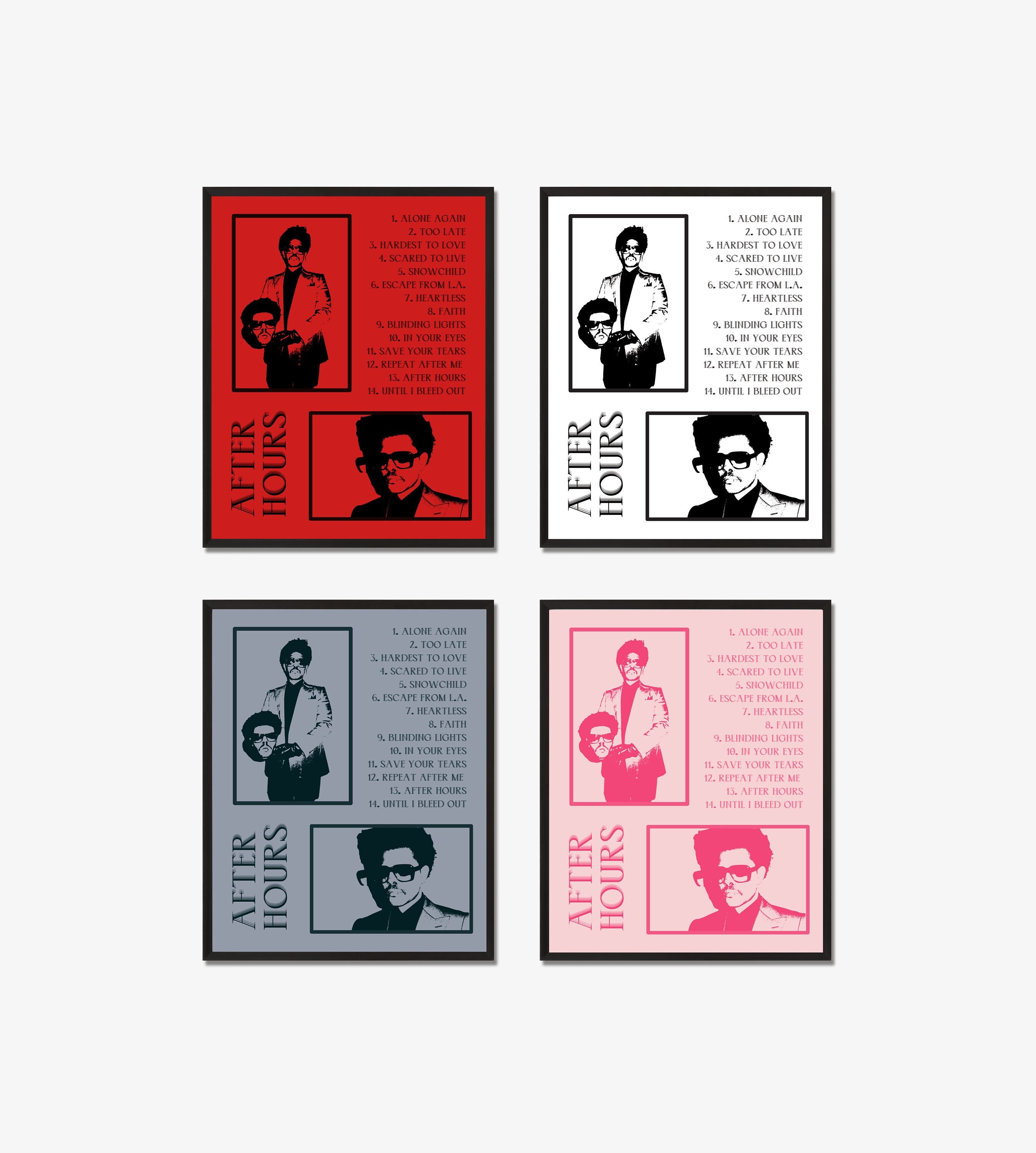 Discover The Weeknd After Hours / Digital Download Bundle Poster