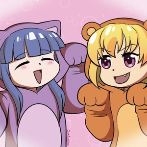 Rika and Satoko print