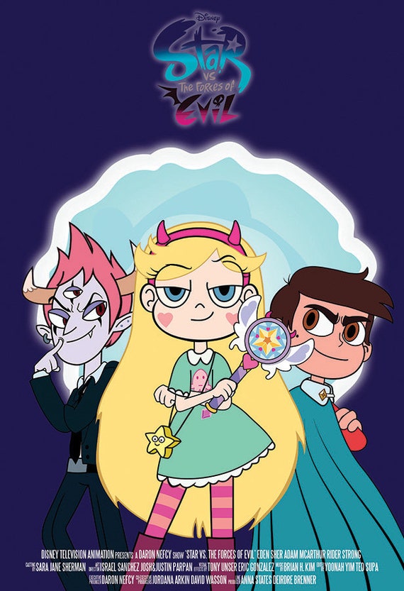 Custom Star vs The Forces of Evil Personalized Art Print Poster Wall Decor