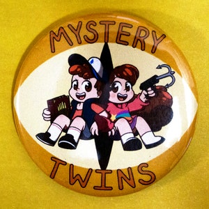 Mystery Twins Pin
