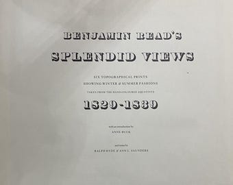 Benjamin Read’s Splendid Views 1829–1839 | 6 Large Fashion Prints | Guildhall Library Costume Society 1984