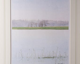 Colin Kirby-Green Still Water Alresford Creek Signed Limited Edition Print 77/250