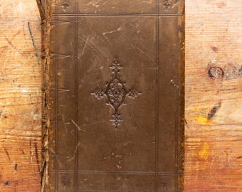 Eadie’s Concordance Holy Scriptures 1856 Antique Leather Bible Reference Book