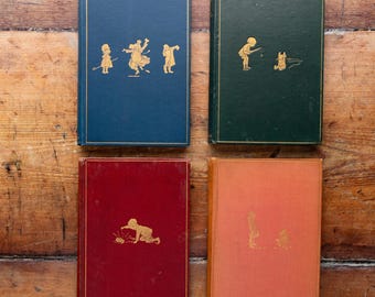 Winnie the Pooh Complete 4 Book Set, Early A A Milne Editions 1926-1928
