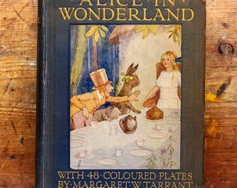 Alice in Wonderland c1918 Second Edition, Margaret Tarrant, 48 Colour Plates, Lewis Carroll