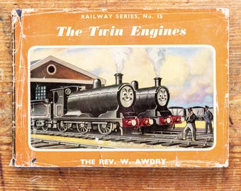 The Twin Engines Rev W Awdry 1969 Railway Series Vintage Thomas Book