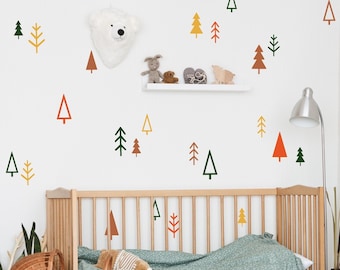 Woodland Wall Stickers | Tree Wall Decals | Nursery Wall Stickers | Children's Wall Stickers | Wall Decal Stickers