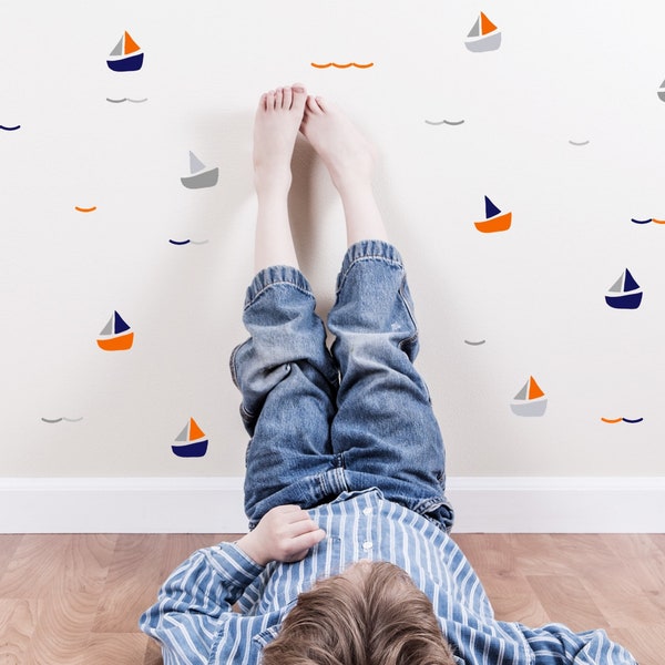 Boat Wall Decal Etsy UK