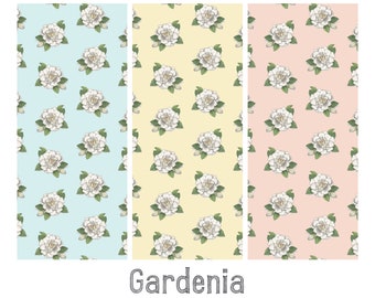 Gardenia: Gift Wrap Paper / Birthday / Parties / Anniversary / Holidays / Flower / Nature / Flora / Gardenias / Garden / Gardening