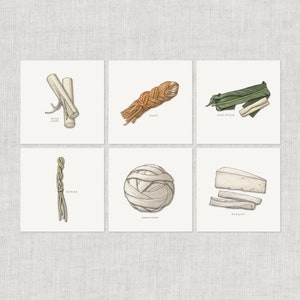 チーズ。文字列: ノートカード / サンキューカード / メッセージカード / 誕生日 / 水彩画 / エクアドル料理 / 料理 / オアハカ / ペイニリ / ケソ