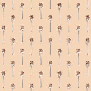 Pasta: Fork & Spaghetti / Gift Wrap Paper / Birthday / Parties / Anniversary / Holidays / Food / Italian