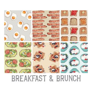 Breakfast & Brunch: Gift Wrap Paper 13x19 sheet / Parties / Birthday image 1