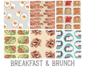 Breakfast & Brunch: Gift Wrap Paper (13x19 sheet) / Parties / Birthday