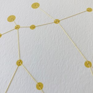 Constellations: Gemini / Zodiac / Chick Pea / Notecard / Thank You Card / Message Card / Stars / Astrology / Astronomy / Twins image 2