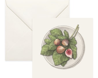 Higos y hojas: Tarjetas