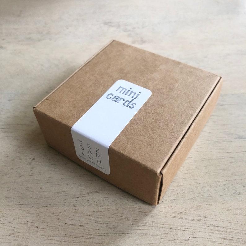 Honey Bee Mini Cards Box Set / Gift Tags / Watercolor Etsy