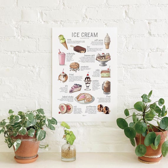 Ice Cream: Poster / Classics - Etsy