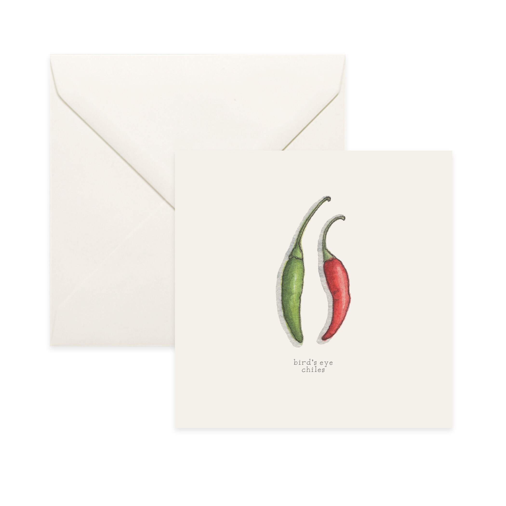 Pimientos: Ojo de Pájaro / Ojo de Pájaro / Chile / Tarjeta de | Etsy