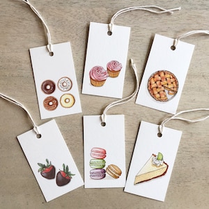 Desserts: Gift Tags / Party Favors / Birthdays / Valentines / Apple Pie / Key Lime Pie / Macarons / Doughnuts / Cupcakes / Choc Strawberry