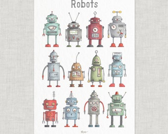 Robots: Poster / Robot / Vintage Toy