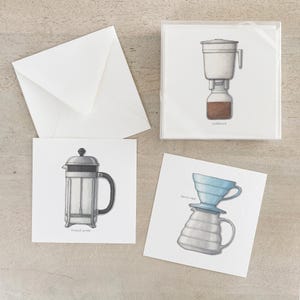 Coffee Brewing Methods: Box Set Cards