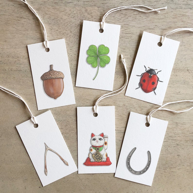 Lucky Charms: Gift Tags / Good Luck / Congrats / Graduation / Party ...