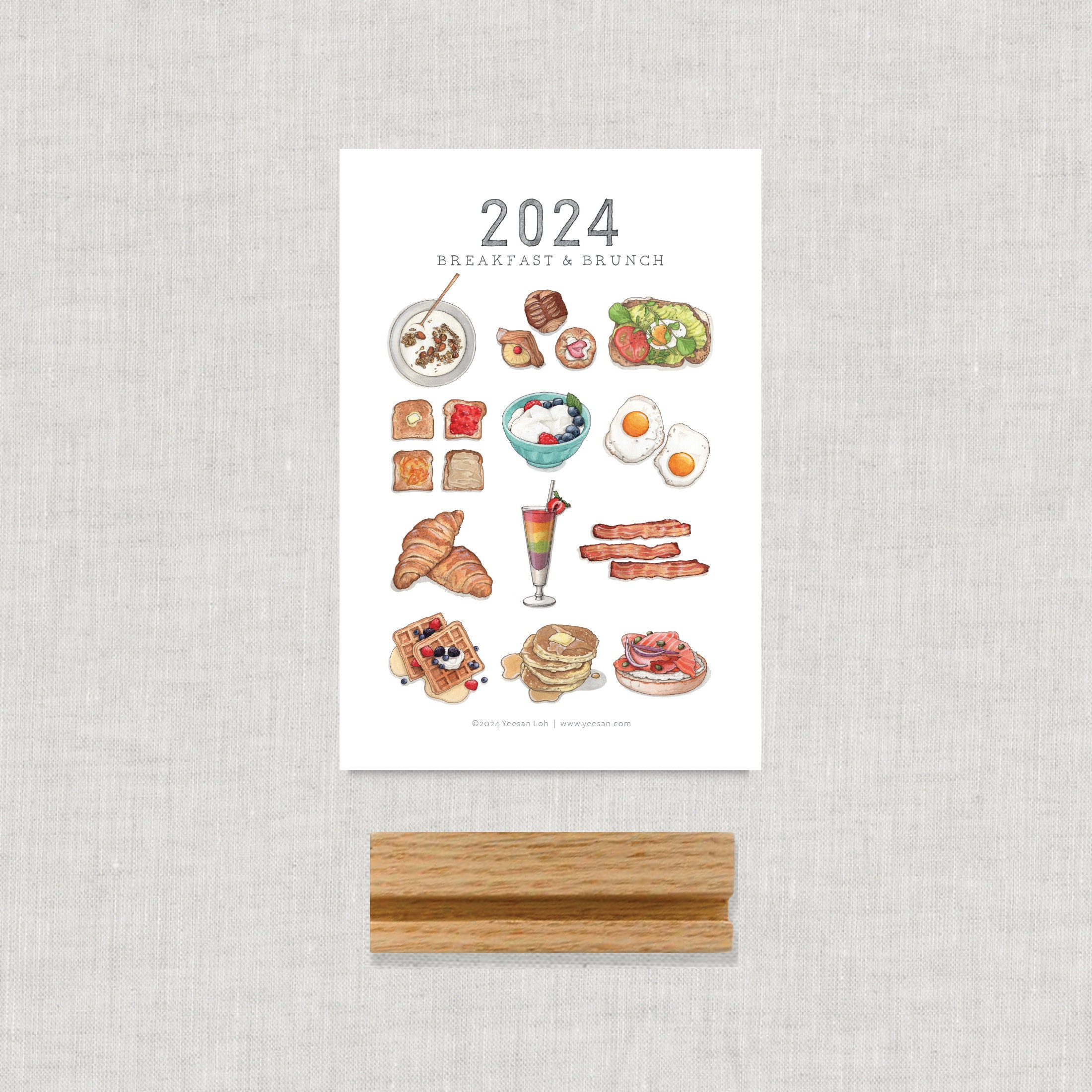 Petit Déjeuner Calendrier 2024 Avec Nappe PNG , 2024, Calendrier