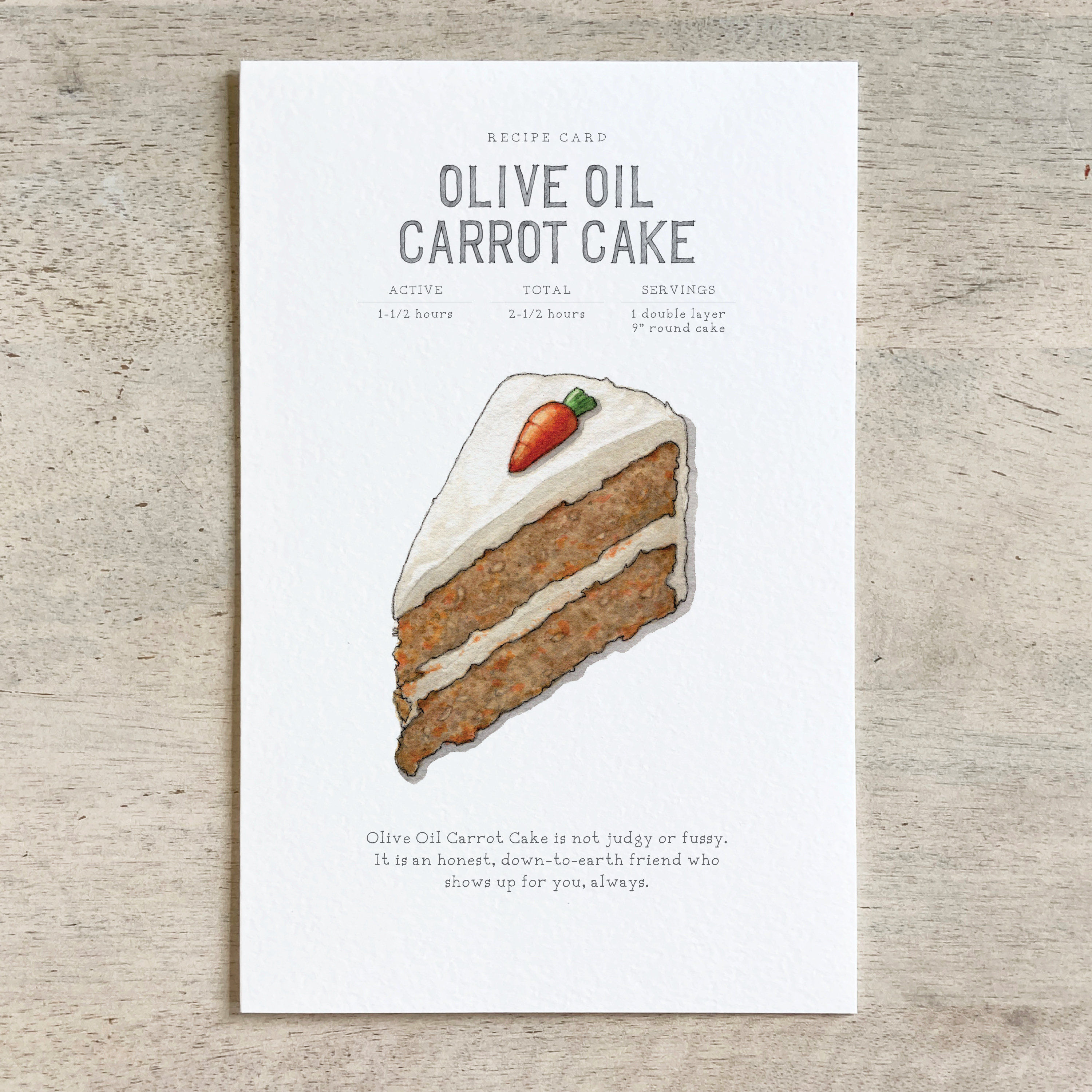 Carrot Cake | Greeting Card Carrot Cake | Greeting Card
