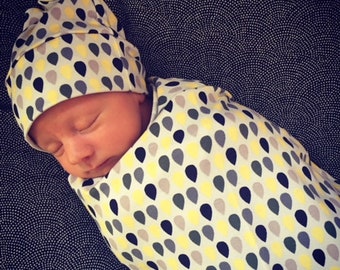 Swaddle Sets (Top Knot Beanie included)