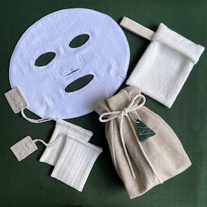 Conjunto de presente de autocuidado reutilizável com desperdício zero | Spa relaxante em casa | Pacote de mimos ecológicos | Vibrações aconchegantes | Presente para nova mamãe