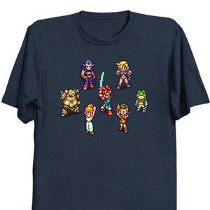 Pixels in time t-shirt - Chrono trigger shirt - Chrono trigger T-shirt