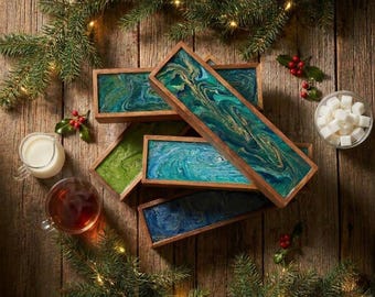 Tea Bag Storage Box | Colorful Tea Organizer | Tea Lover Christmas Gift