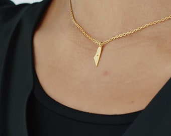 Silver Palestine Necklace, Gaza Pendant