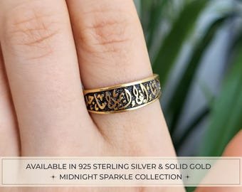 Adjustable Calligraphy Arabic Ring, Arabic Name Ring, Persian Calligraphy Ring, Persian Love Ring, Farsi Ring, Islamic Jewelry