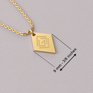 God is Greater than the Highs and the Lows Necklace, Tiny Necklace, Faith Necklace, Hope Necklace, Strength Necklace