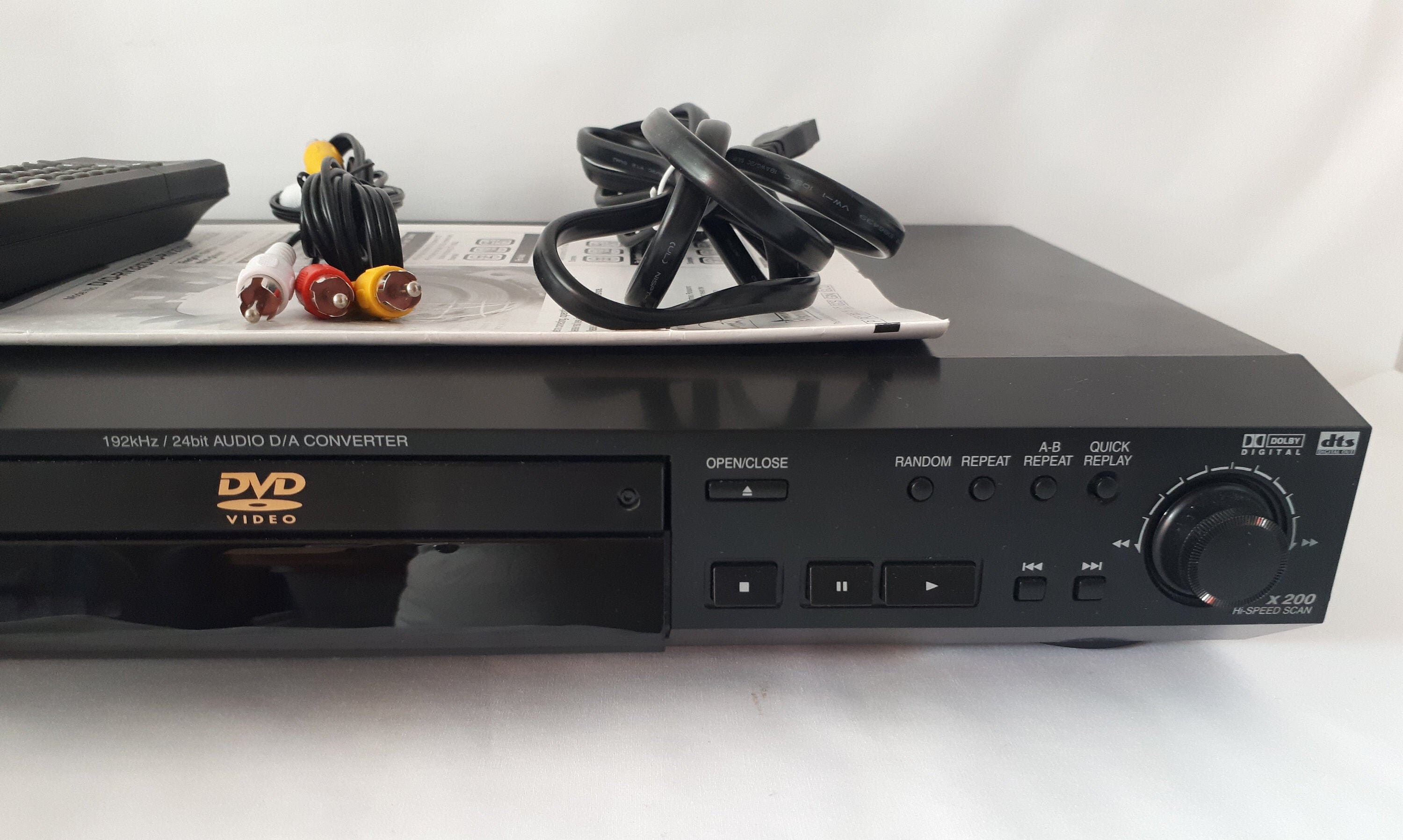 Panasonic DVD/CD Compact Disc Player RV32 Black Etsy